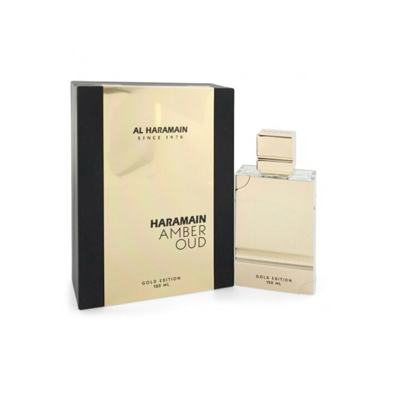 Al Haramain Amber Oud Gold Edition — perfume unisex original en Colombia | Disfragancias