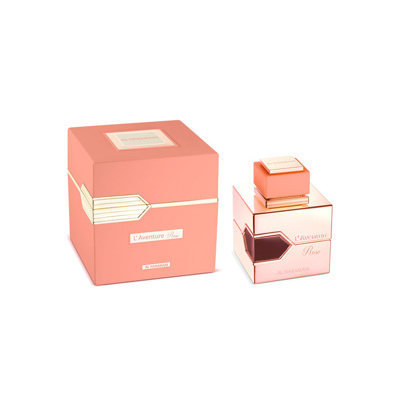Al Haramain L’Aventure Rose — perfume mujer original en Colombia | Disfragancias