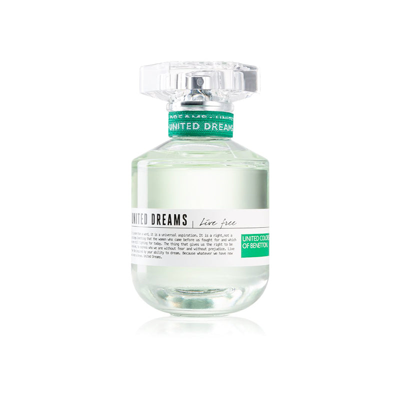 Benetton United Dreams for her Live Free — perfume mujer original en Colombia | Disfragancias