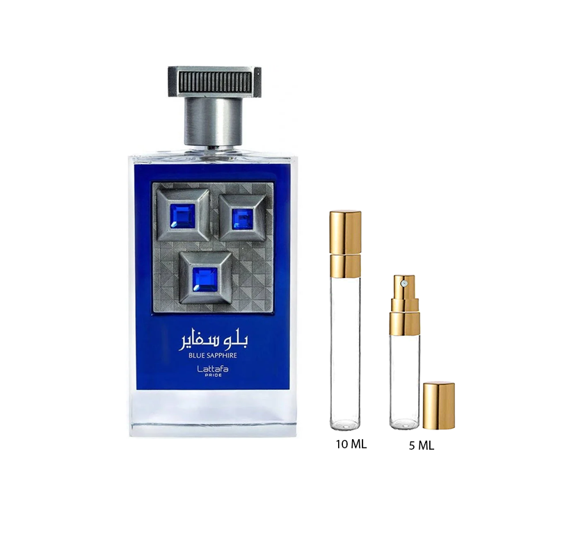Lattafa Pride Blue Sapphire — perfume hombre original en Colombia | Disfragancias