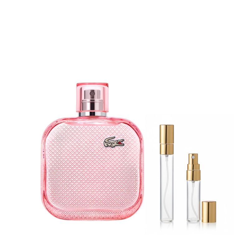 Lacoste L.12.12 Rose Sparkling — perfume mujer original en Colombia | Disfragancias