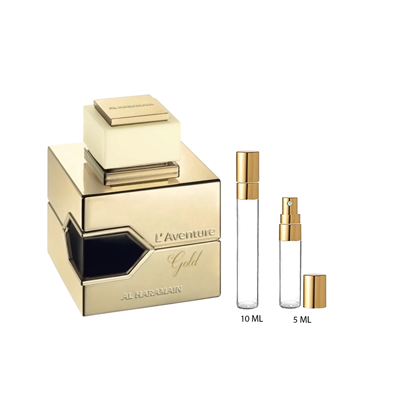 Al Haramain L’Aventure Gold — perfume mujer original en Colombia | Disfragancias