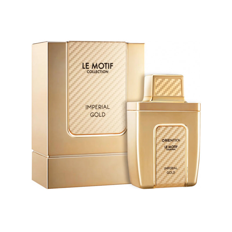 Orientica Le Motif Collection Imperial Gold — perfume hombre original en Colombia | Disfragancias