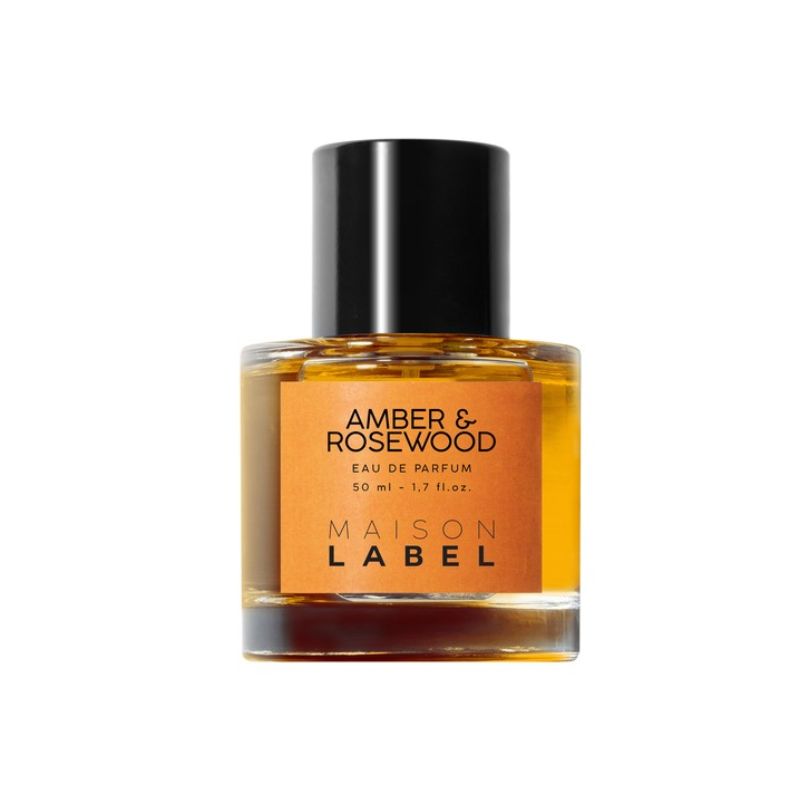 Maison label Amber & Rosewood — perfume mujer original en Colombia | Disfragancias