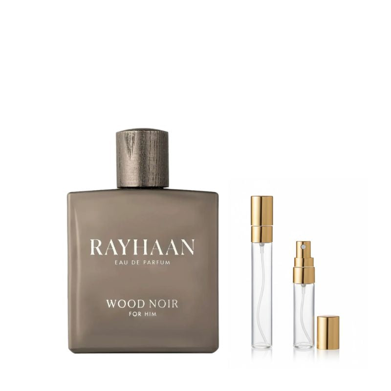 Rayhaan Wood Noir — perfume hombre original en Colombia | Disfragancias