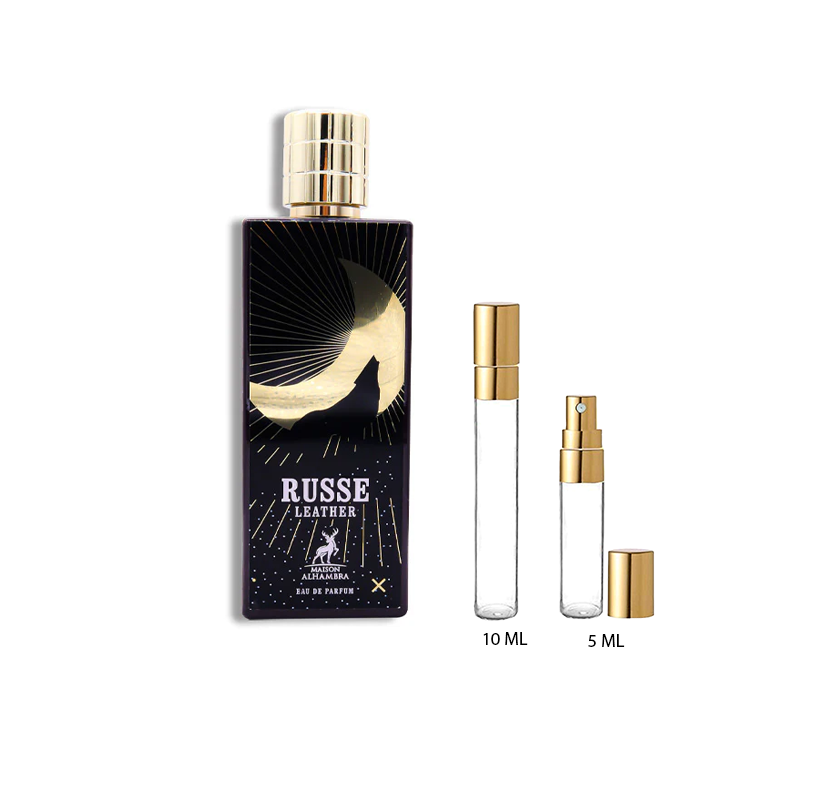 Maison Alhambra Russe Leather — perfume hombre original en Colombia | Disfragancias
