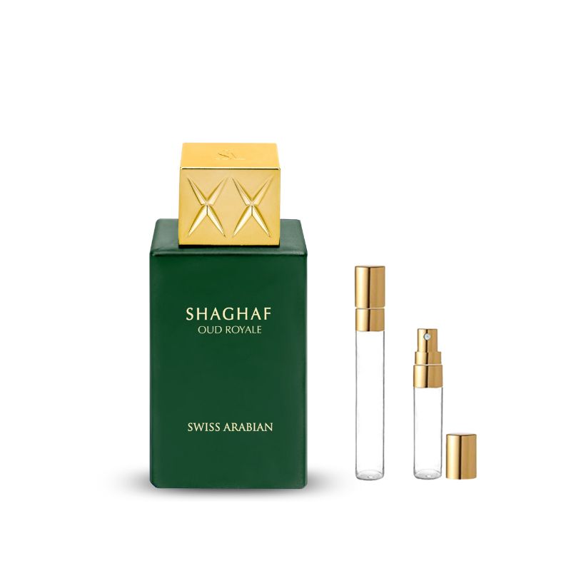 Swiss Arabian Shaghaf Oud Royale — perfume hombre original en Colombia | Disfragancias