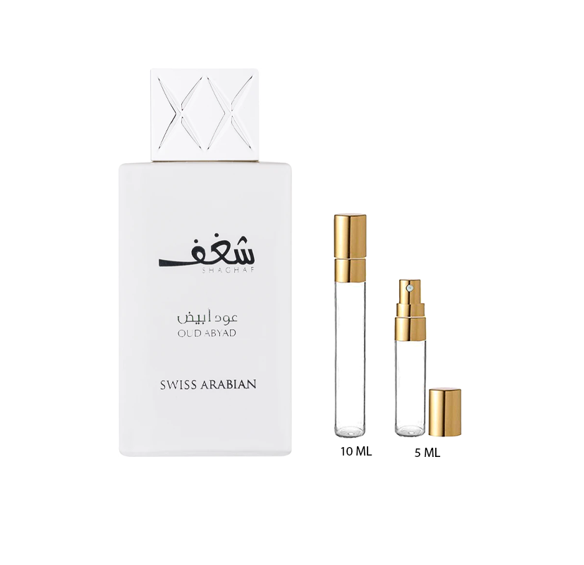 Swiss Arabian Shaghaf Oud Abyad — perfume unisex original en Colombia | Disfragancias