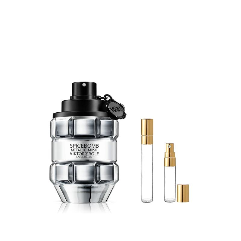 Viktor & Rolf Spicebomb Metallic Musk — perfume hombre original en Colombia | Disfragancias