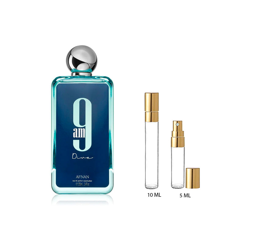 Afnan 9 AM Dive — perfume hombre original en Colombia | Disfragancias
