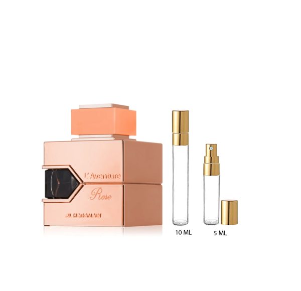 Al Haramain L’Aventure Rose — perfume mujer original en Colombia | Disfragancias