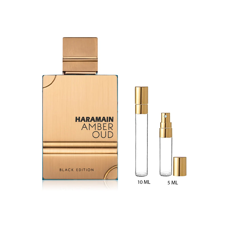 Al Haramain Amber Oud Black Edition — perfume hombre original en Colombia | Disfragancias