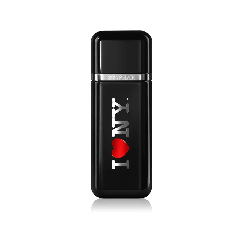 Carolina Herrera 212 VIP Black I love New York — perfume hombre original en Colombia | Disfragancias