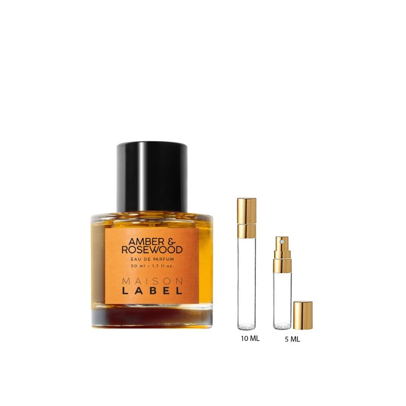 Maison label Amber & Rosewood — perfume mujer original en Colombia | Disfragancias