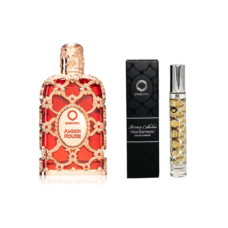 Oferta Duo Orientica + 10 ML Orientica Oud Saffron — perfume unisex original en Colombia | Disfragancias