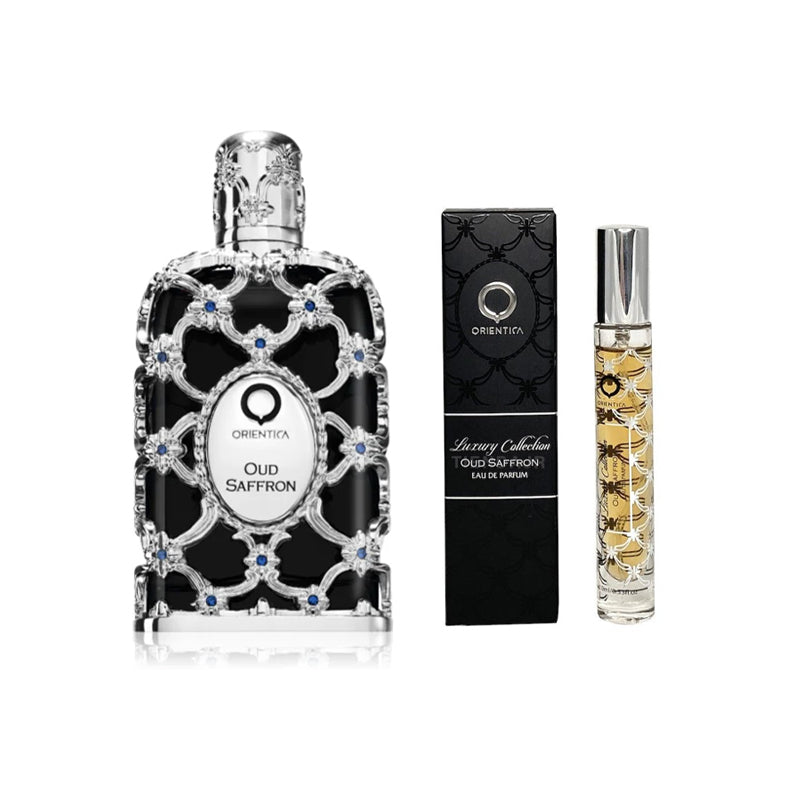 Oferta Duo Orientica + 10 ML Orientica Oud Saffron — perfume unisex original en Colombia | Disfragancias